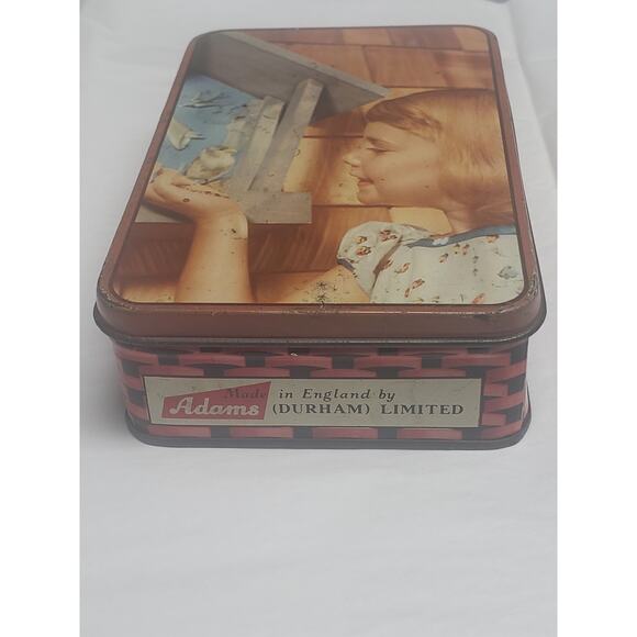 Vintage Adams Made in England by ( Durham ) Limited Tin - Picture 5 of 8